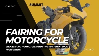choose good fairing for attractive different look
