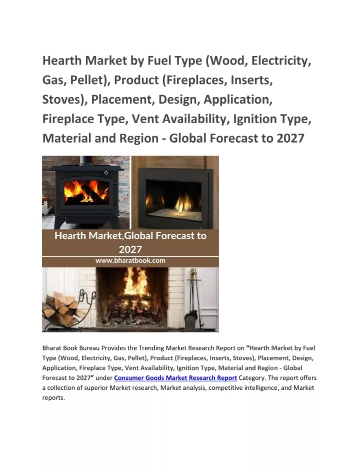 hearth market by fuel type wood electricity