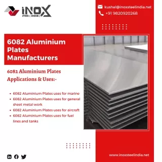 6082 Aluminium Plates | 6061 Aluminium Plates | INOX STEEL INDIA.