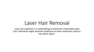 laser hair removal