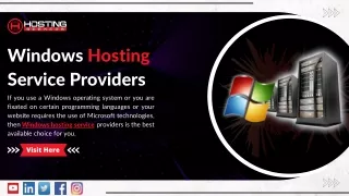 windows hosting service providers