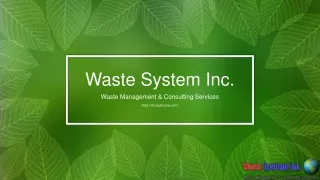 waste system inc