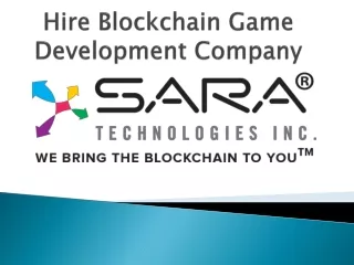 Hire Blockchain Game Development Company