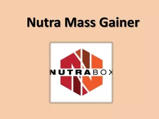 nutra mass gainer
