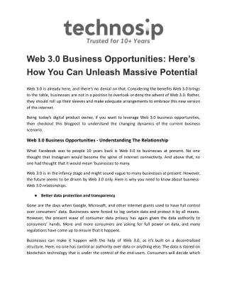 web 3 0 business opportunities here