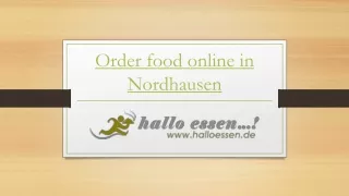 Essen bestellen Eisenach