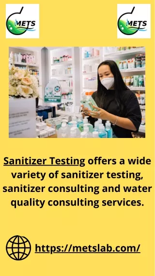 Sanitizer Testing
