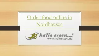 Essen bestellen Eisenach