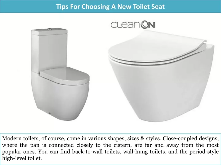 tips for choosing a new toilet seat