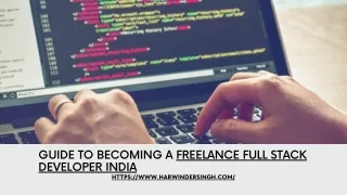 Freelance full stack developer India