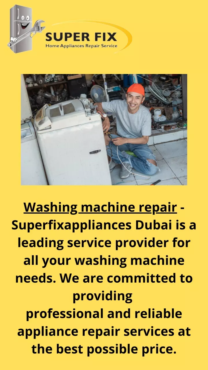 Ppt Washing Machine Repair Dubai Powerpoint Presentation Free Download Id 11477457