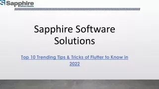 sapphire software solutions
