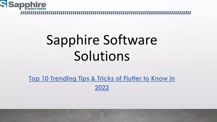 sapphire software solutions