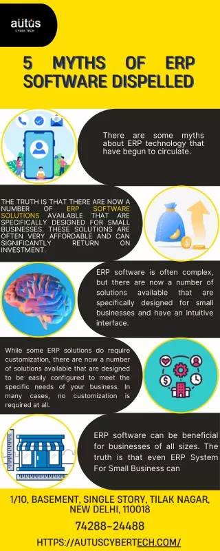 5 Myths of ERP Software Dispelled