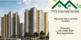 tvs emerald jardin singasandra near e city south