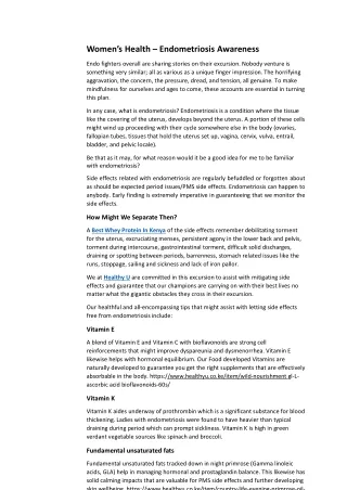 women s health endometriosis awareness endo