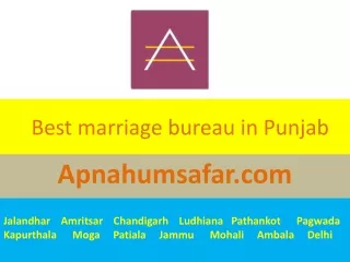 Best NRI marriage bureau in Punjab 7307111660