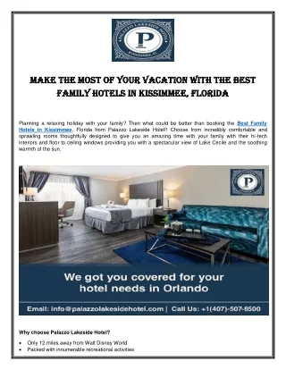 make the most of your vacation with the best make