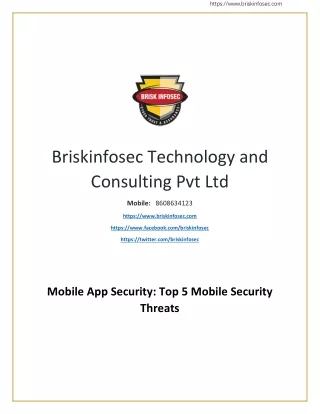 Mobile App Security Threats
