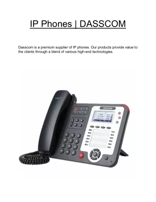 ip phones dasscom