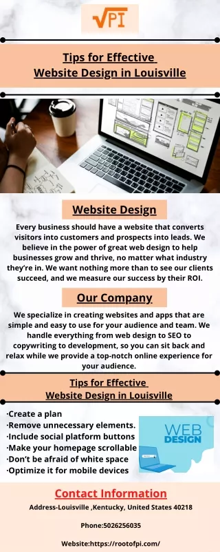 tips for effective website design in louisville