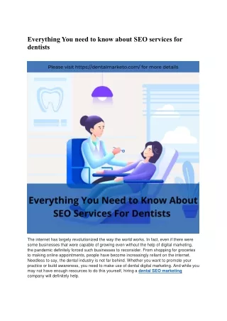 everything you need to know about seo services