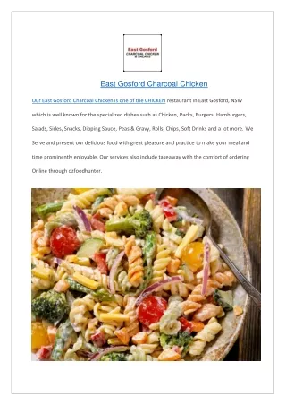 East Gosford Charcoal Chicken