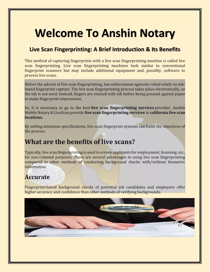 welcome to anshin notary