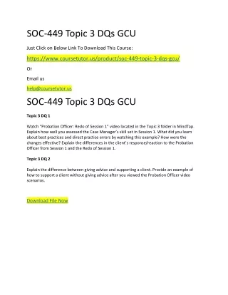 soc 449 topic 3 dqs gcu