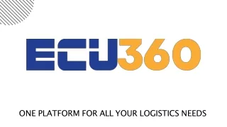 one platform for all your logistics needs
