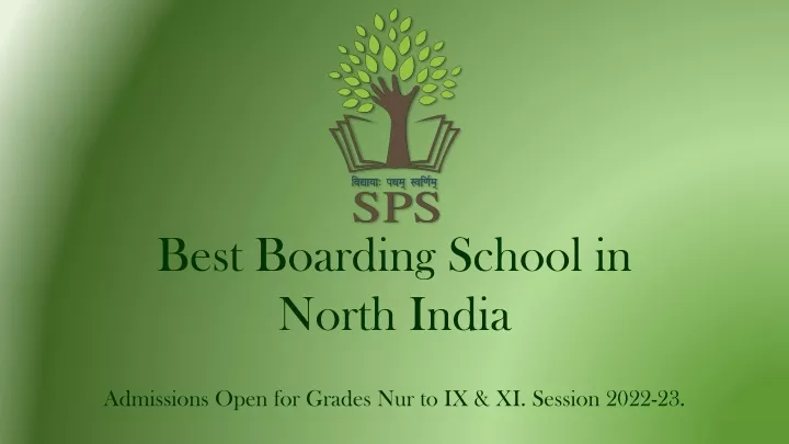 best boarding school in north india