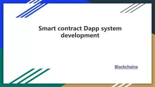 dapps smart contract