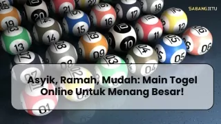 Daftar Togel Online Terpercaya