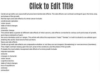 click to edit title