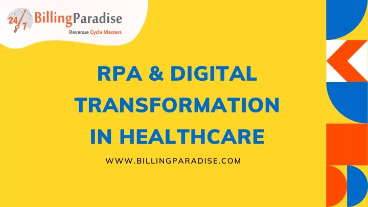 rpa digital transformation in healthcare