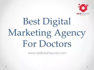 best digital marketing agency for doctors