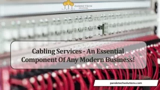 Cabling Services Warren