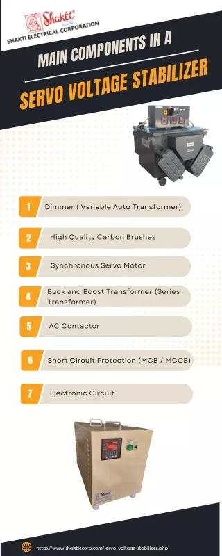main components in a