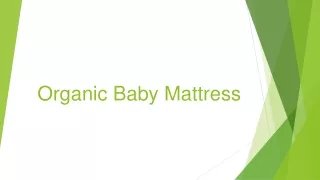 Organic Baby Mattress