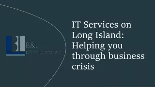 it services on long island helping you through business crisis