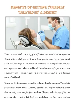 there are many benefits to getting yourself