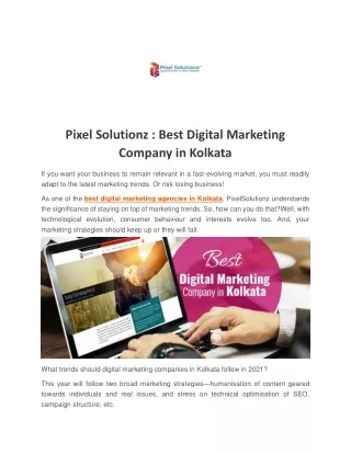 pixel solutionz best digital marketing company