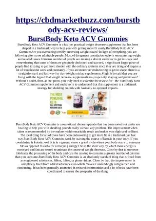 https cbdmarketbuzz com burstb ody acv reviews