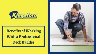 benefits of working with a professional deck