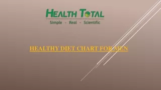 healthy diet chart for men