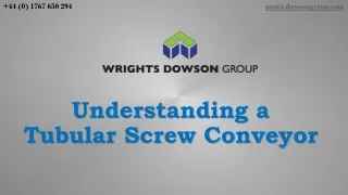 Understanding a Tubular Screw Conveyor