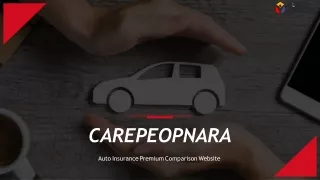 Auto Insurance Premium Comparison Website