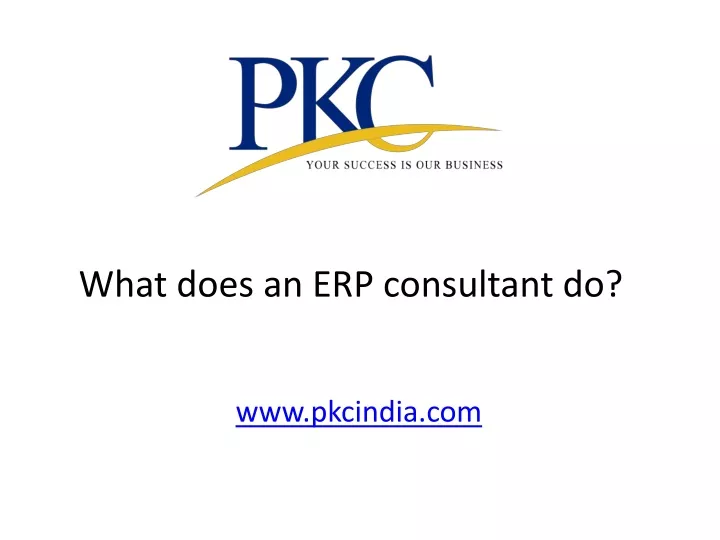 PPT What Does An ERP Consultant Do PowerPoint Presentation Free Download ID 11478630
