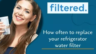 how often to replace your refrigerator water