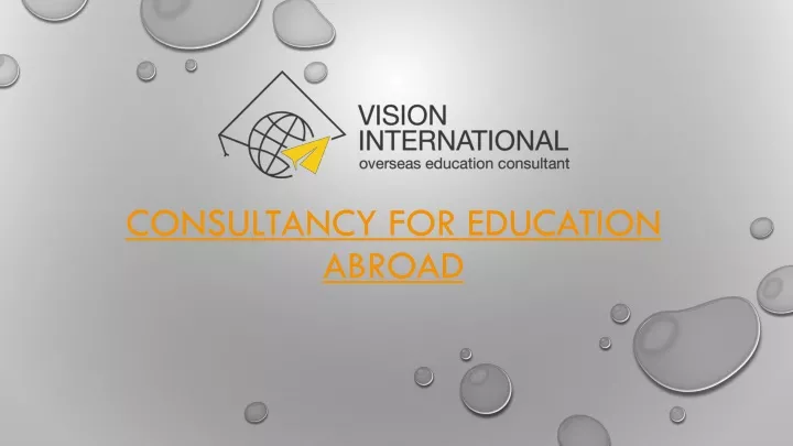 consultancy for education abroad